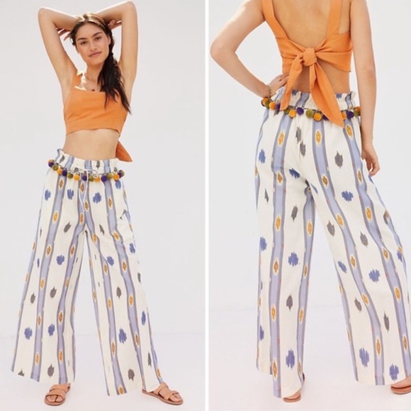 Anthropologie Pants - NWT Ollari Anthropologie Pom Pants